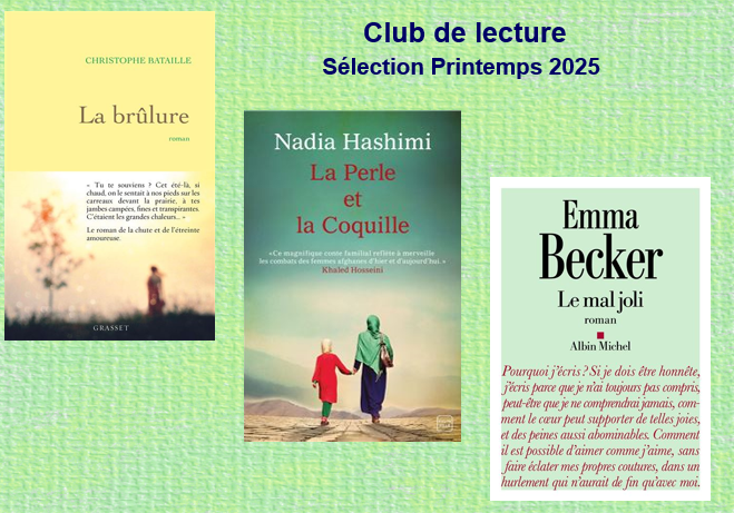 2025 sélection printemps page d'accueil