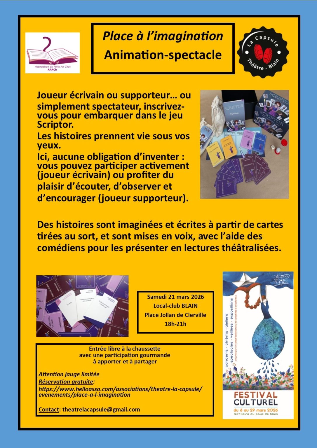 affiche verso imagination